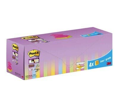 3M Super Sticky Z-Notes note paper Square Yellow 90 sheets Self-adhesive