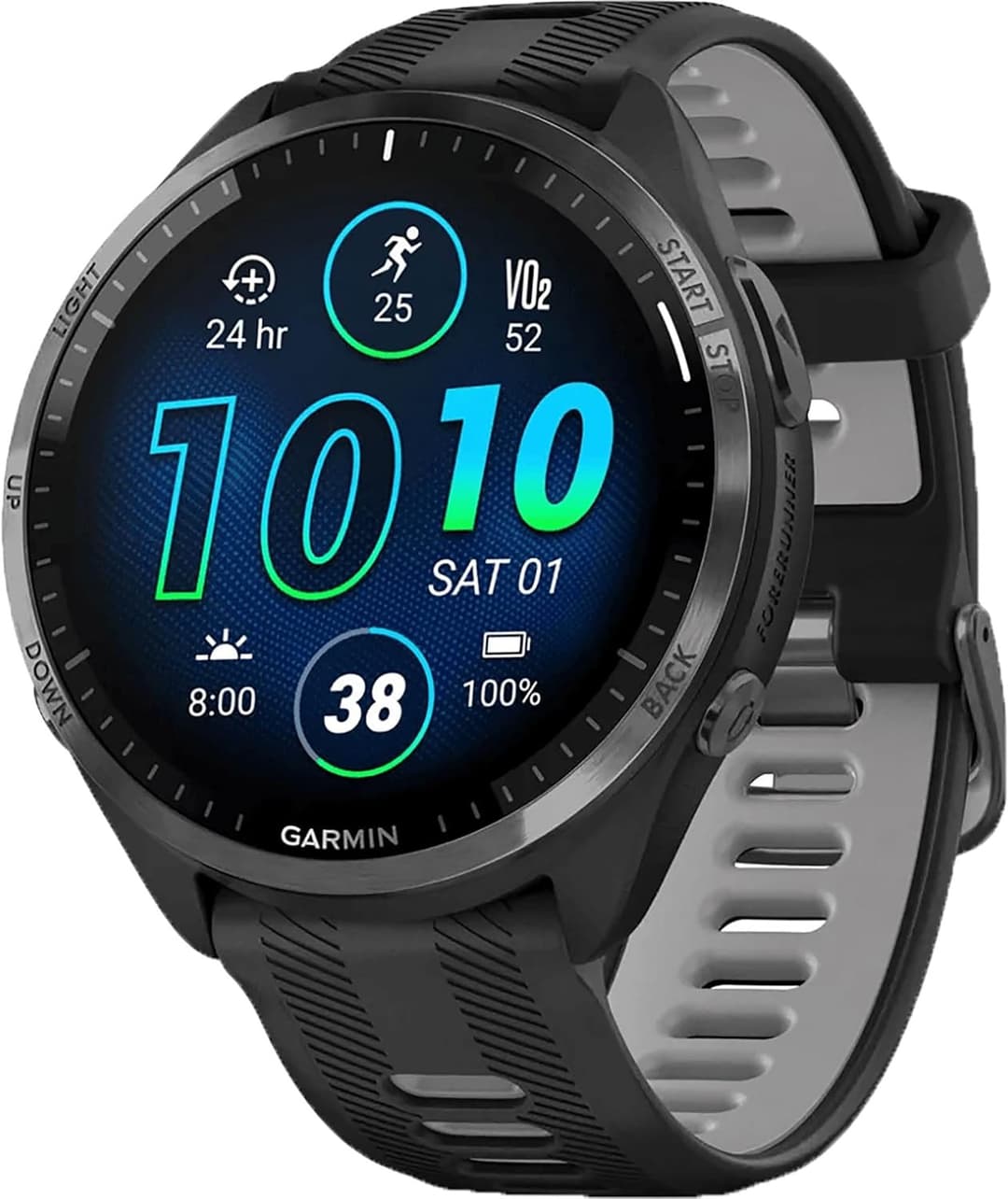 Garmin Forerunner 965 GPS 47mm Smartwatch - Powder grey/Black - Image 5