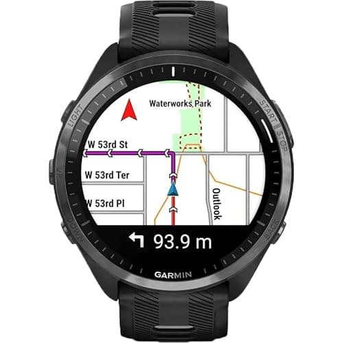 Garmin Forerunner 965 GPS 47mm Smartwatch - Powder grey/Black - Image 8
