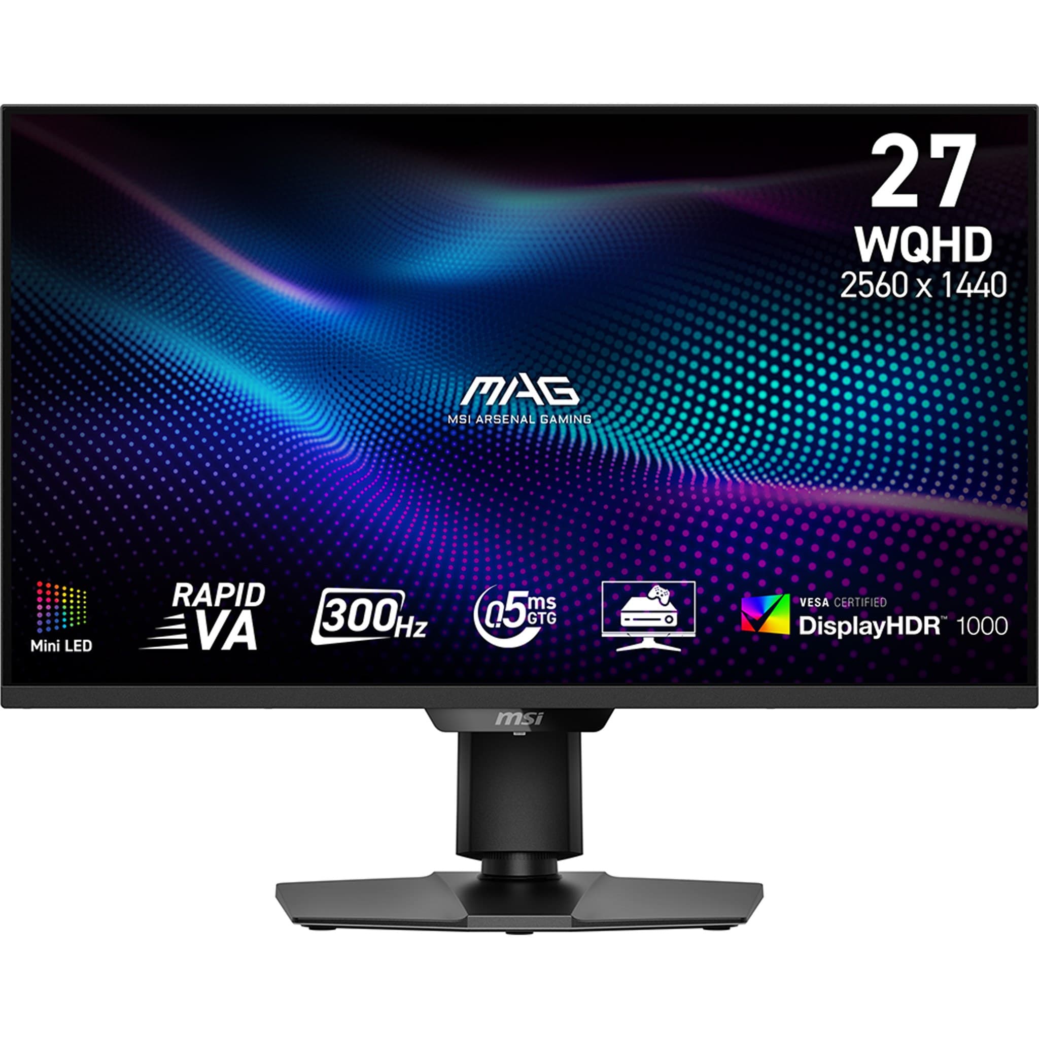 MSI MAG 274QPF X30MV 27" WQHD Mini-LED 300Hz Gaming Monitor - Black