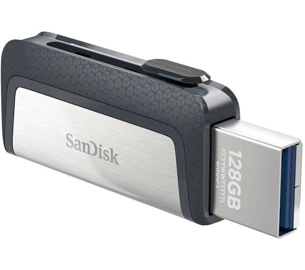 SANDISK Ultra Dual Drive USB Type-C & USB 3.1 Memory Stick - 128 GB, Silver (SDDDC2-128G-G46) - Image 4
