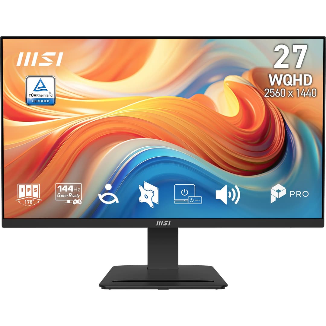 MSI Pro MP273Q E14 computer monitor 68.6 cm (27") 2560 x 1440 pixels Wide Quad HD Black - Image 1