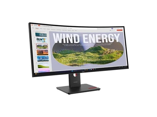 Lenovo ThinkVision T34WD-40 34" Monitor Eclipse Black - Image 7