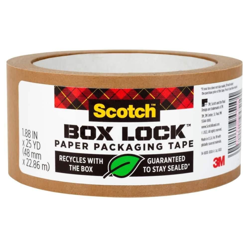Scotch Heavy Duty Paper Packaging Tape  1.88 in x 24.9 yd  1 Roll - Image 5