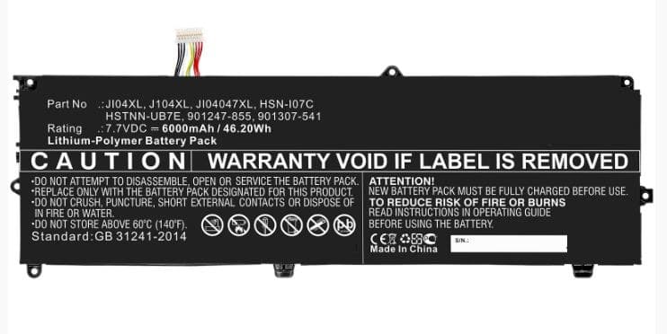 Laptop Battery for HP 43.32Wh