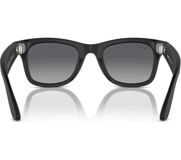 RAY-BAN Meta Wayfarer Glasses RW4006 - Matte Black, Polarized Gradient Graphite - Image 8