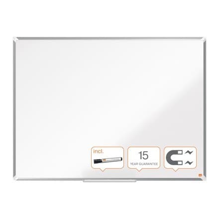 Nobo Premium Plus Steel Magnetic Whiteboard 1200x900mm - Image 4