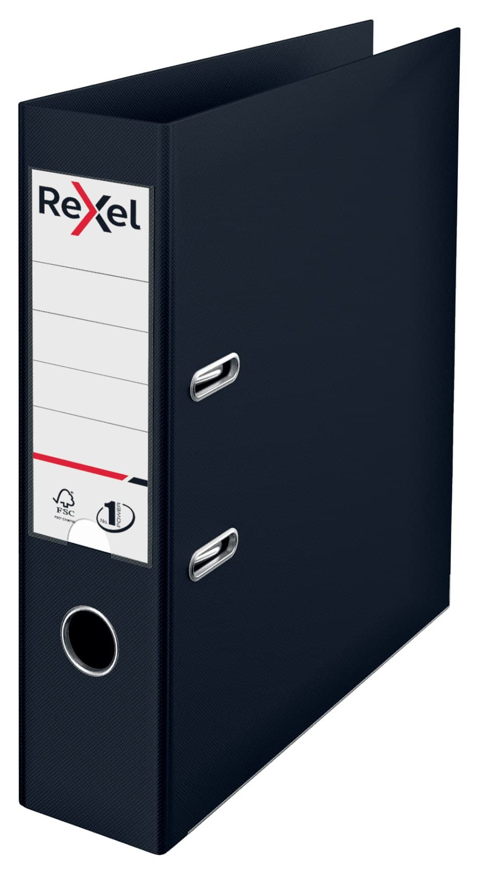 Rexel Choices A4 PP Lever Arch File 75mm Spine Black - Image 1