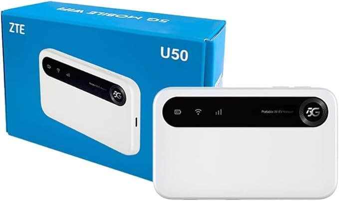 ZTE U50 5G Portable WiFi Hotspot Unlocked AX1800 WiFi 6 SIM Router - Image 1