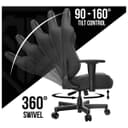 Anda seat Dark Demon Dragon Large Office Gaming Chair -Black thumbnail 7