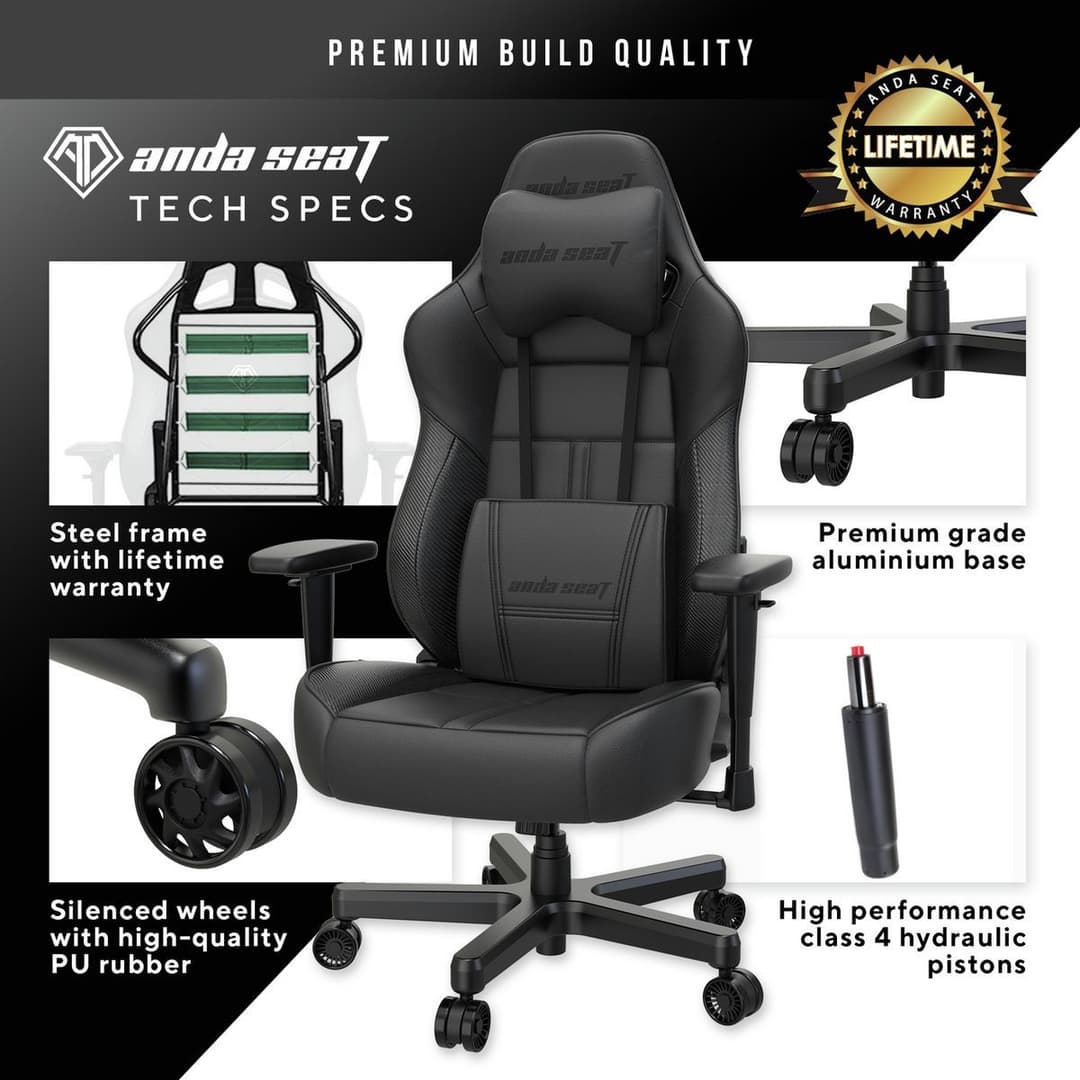 Anda seat Dark Demon Dragon Large Office Gaming Chair -Black - Image 8