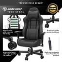Anda seat Dark Demon Dragon Large Office Gaming Chair -Black thumbnail 8