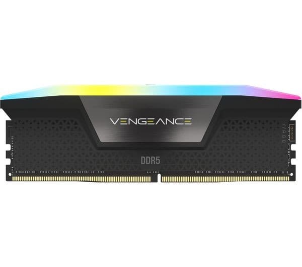CORSAIR Vengeance RGB 32 GB DDR5 6000 MHz CL36 PC RAM - 16 GB x 2 - Black (CMH32GX5M2E6000Z36) - Image 2