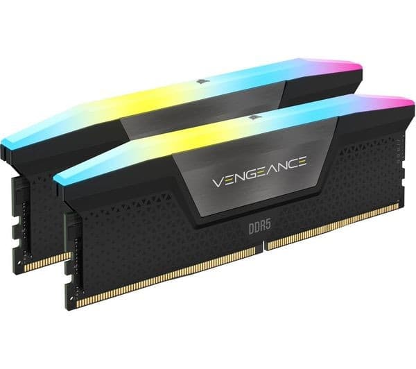 CORSAIR Vengeance RGB 32 GB DDR5 6000 MHz CL36 PC RAM - 16 GB x 2 - Black (CMH32GX5M2E6000Z36) - Image 3