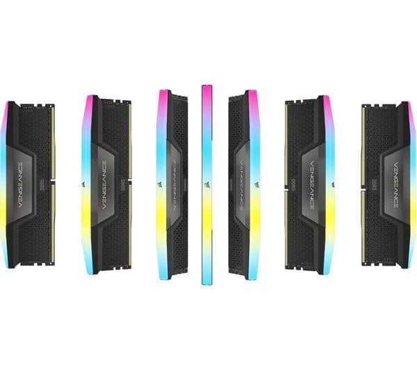 CORSAIR Vengeance RGB 32 GB DDR5 6000 MHz CL36 PC RAM - 16 GB x 2 - Black (CMH32GX5M2E6000Z36) - Image 4