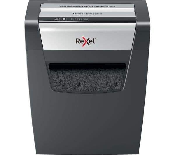 REXEL Momentum X312 Cross Cut Paper Shredder - Image 2