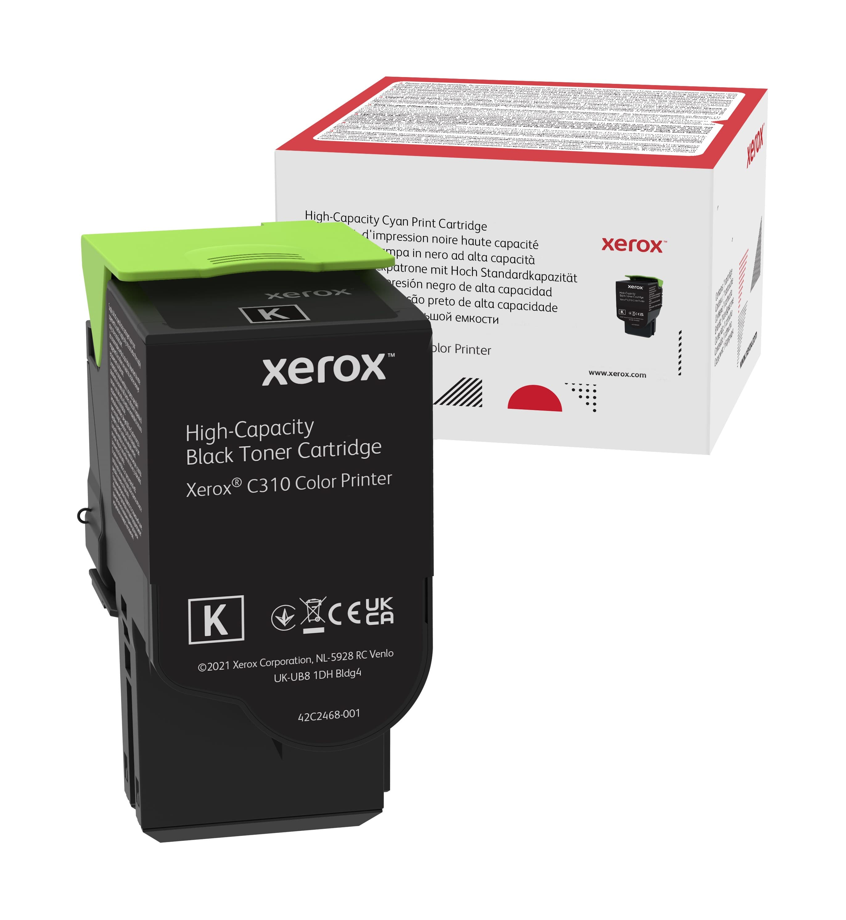 Xerox Genuine ® C310 Color Printer​/​C315 Color Multifunction Printer Black High capacity Toner Cartridge (8000 Pages) - 006R04364