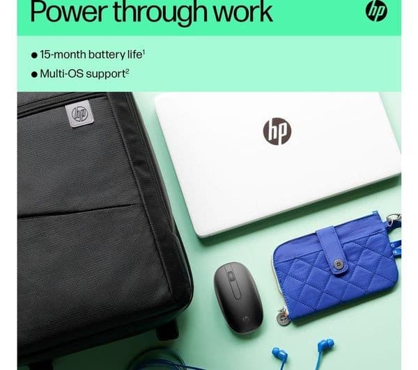 HP 240 Bluetooth Wireless Optical Mouse - Black - Image 3