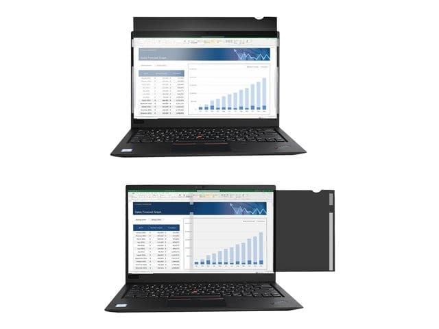StarTech.com Laptop Privacy Screen for 16:9 Displays, Anti-Glare Filter with 51% Blue Light Reduction, Reversible Matte/Glossy - 14-inch - Image 2