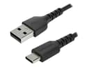 StarTech USB-A to USB-C Cable 2m Black thumbnail 1