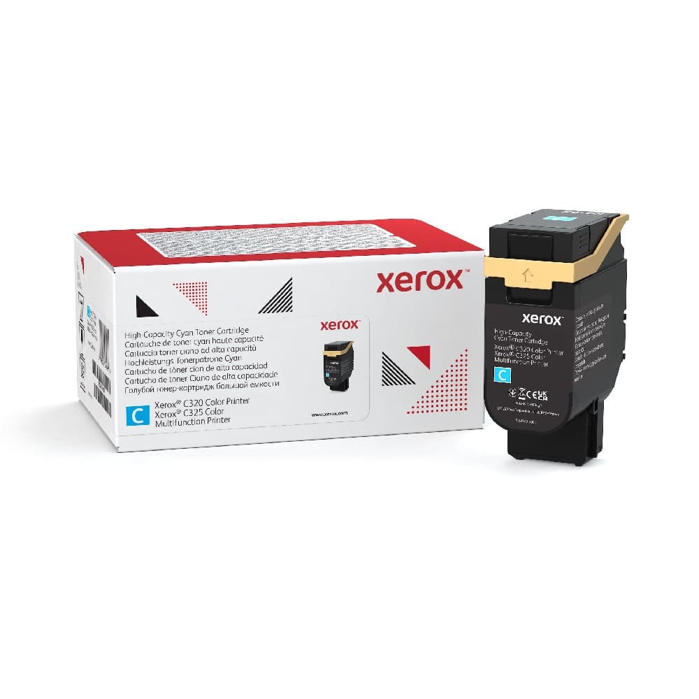 Xerox Cyan High Capacity 5500 Pages Toner Cartridge for Xerox C320/C325 - Image 1