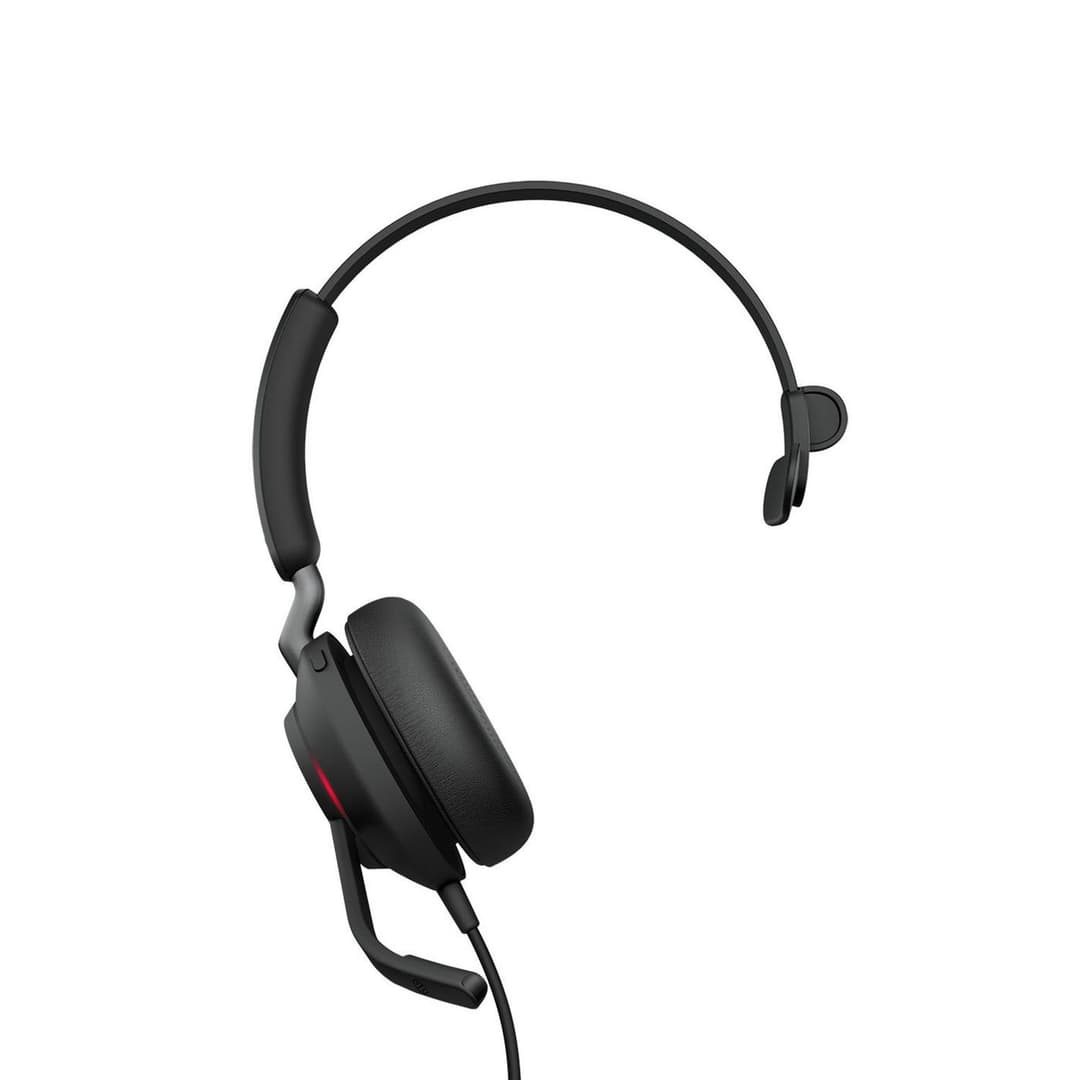 Jabra Evolve2 40 USB-A UC Mono Headset - Black - Image 1