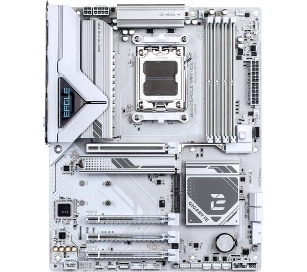 GIGABYTE B850 EAGLE WIFI7 ICE AMD B850 ATX Socket AM5 Motherboard - White - Image 1