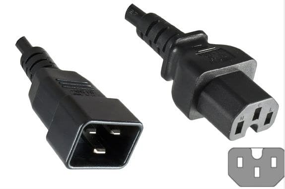 Power Cord C20 - C15 1.8m - Image 1