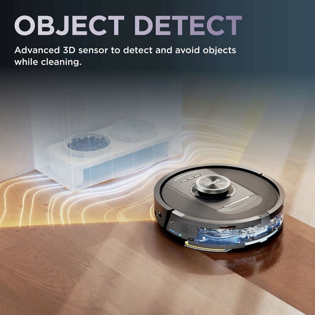 Shark PowerDetect RV2800YEUK NeverTouch 2-in-1 Robot Vacuum & Mop - Image 7