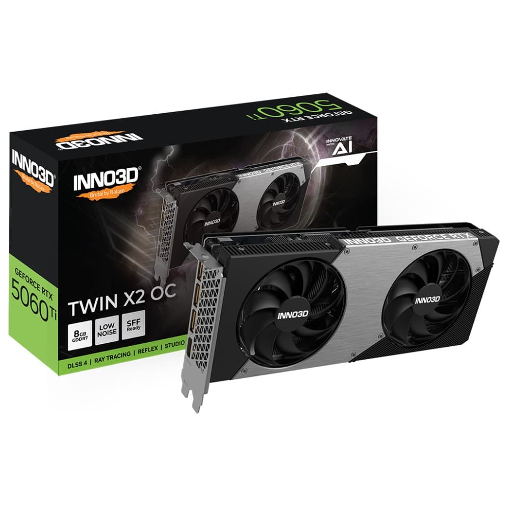 Inno3D GeForce RTX 5060 Ti TWIN X2 OC 8GB GDDR7 Graphics Card