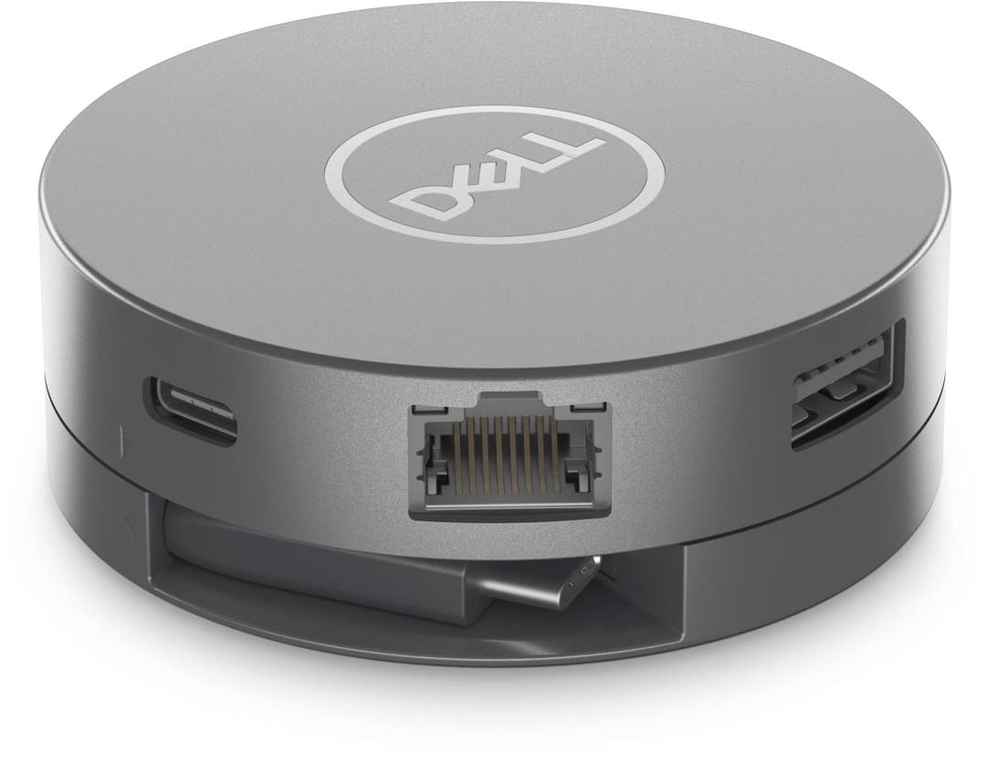 Dell 6-in-1 USB-C Multiport Adapter DA305 - HDMI 2.0, DisplayPort 1.4, Gigabit Ethernet, 2x USB-A 10Gbps, USB-C, 90W Power Pass-Through - Image 1