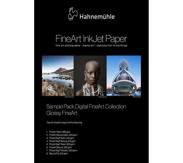 HAHNEMUEHLE Digital FineArt A4 Glossy Photo Paper - 16 Sheets - Image 1