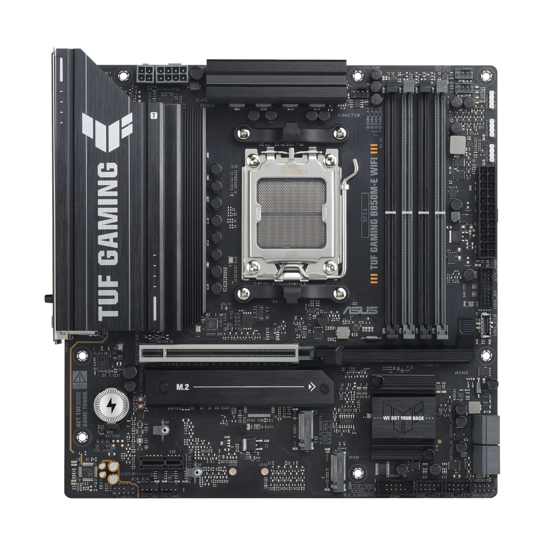 ASUS TUF GAMING B850M-E WIFI AMD B850 Socket AM5 Micro-ATX Motherboard - Image 2