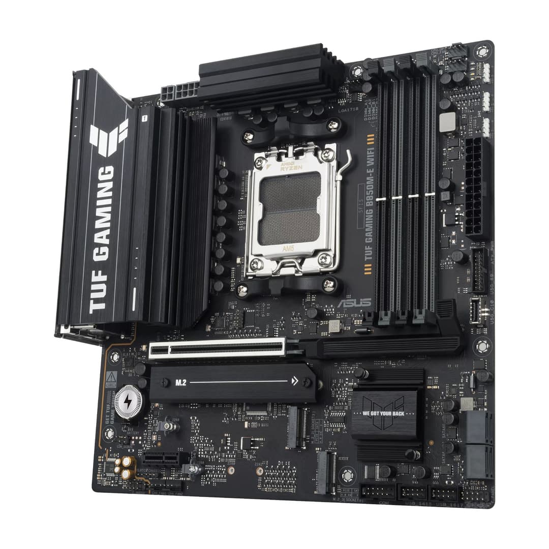 ASUS TUF GAMING B850M-E WIFI AMD B850 Socket AM5 Micro-ATX Motherboard - Image 4
