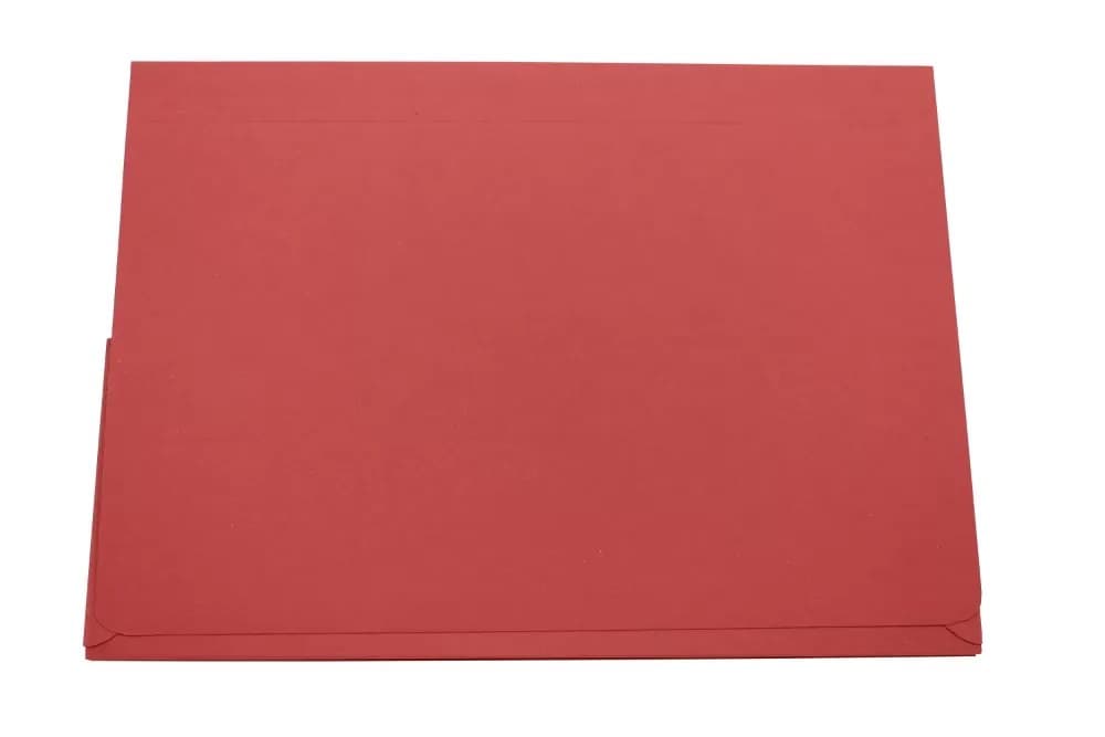 Exacompta Guildhall 50PK 14x10 Document Wallet 315gsm Red