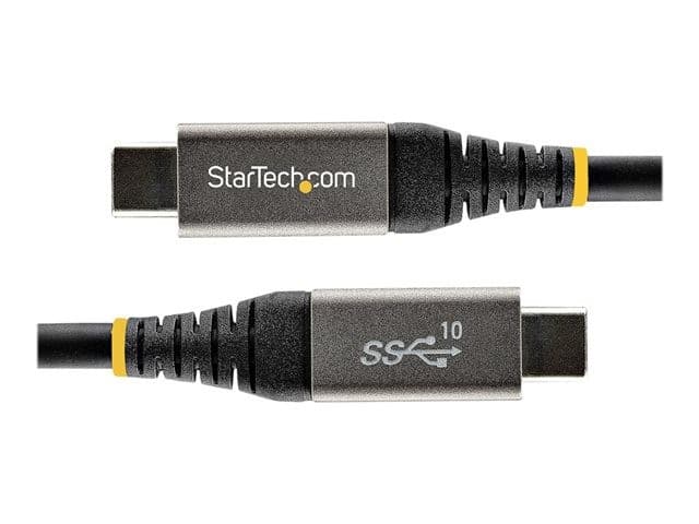 StarTech USB-C Cable 1m Grey/Black - Image 2
