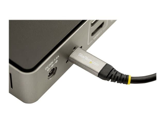 StarTech USB-C Cable 1m Grey/Black - Image 7
