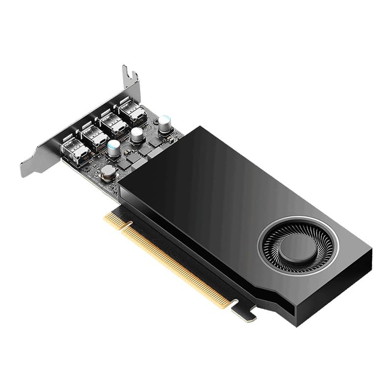PNY NVIDIA RTX A400 4GB GDDR6 Single Slot Workstation Graphics Card (VCNRTXA400-SB) - Image 3