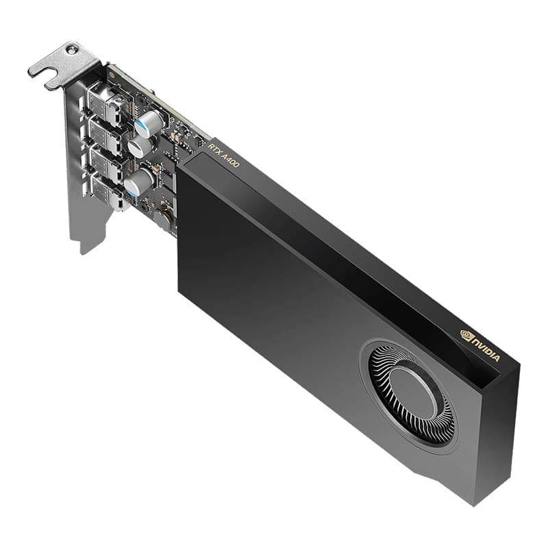 PNY NVIDIA RTX A400 4GB GDDR6 Single Slot Workstation Graphics Card (VCNRTXA400-SB) - Image 5
