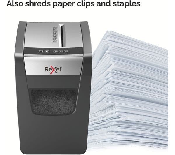 REXEL Momentum X410-SL Cross Cut Paper Shredder - Image 6