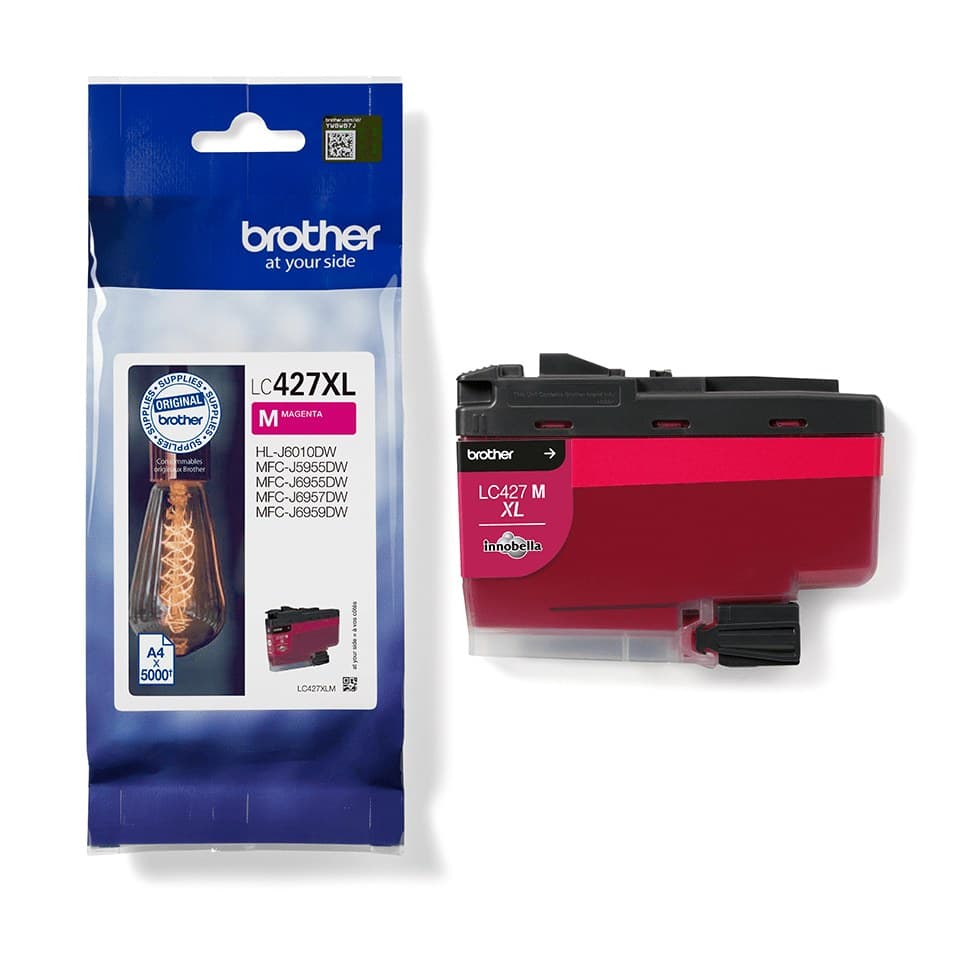Brother LC427XLM Original High (XL) Yield Magenta Ink Cartridge 1 pc(s) - 5,000 Pages - Image 3