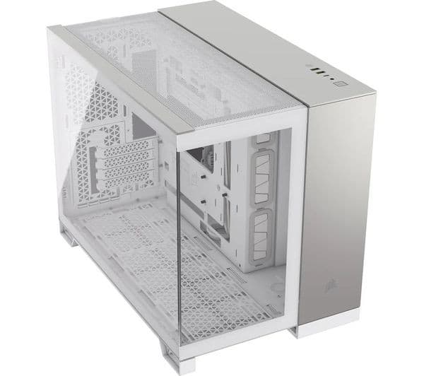 CORSAIR iCUE LINK 2500X RGB Micro-ATX Mid Tower PC Case - White - Image 1