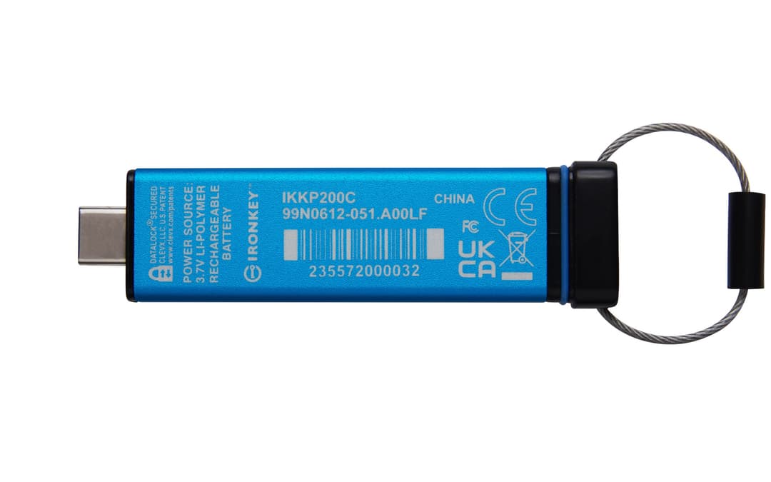 Kingston Technology IronKey 128GB USB-C Keypad 200C, FIPS 140-3 Lvl 3 (Pending) AES-256 - Image 2