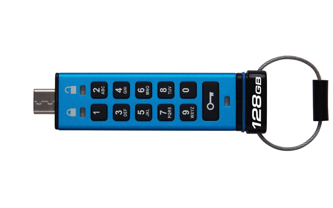 Kingston Technology IronKey 128GB USB-C Keypad 200C, FIPS 140-3 Lvl 3 (Pending) AES-256 - Image 3