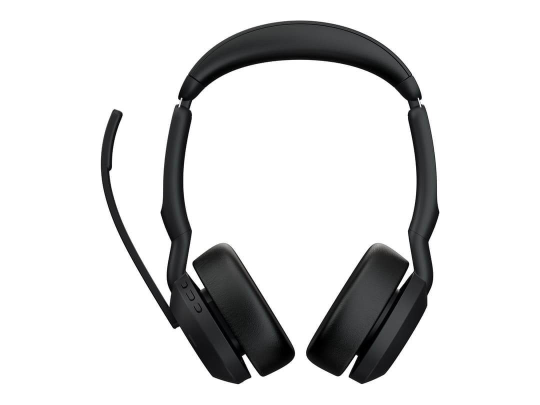 Jabra Evolve2 55 Stereo Wireless ANC Headset - MS Teams - USB-C - Without Stand - Image 1