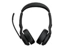 Jabra Evolve2 55 Stereo Wireless ANC Headset - MS Teams - USB-C - Without Stand thumbnail 1