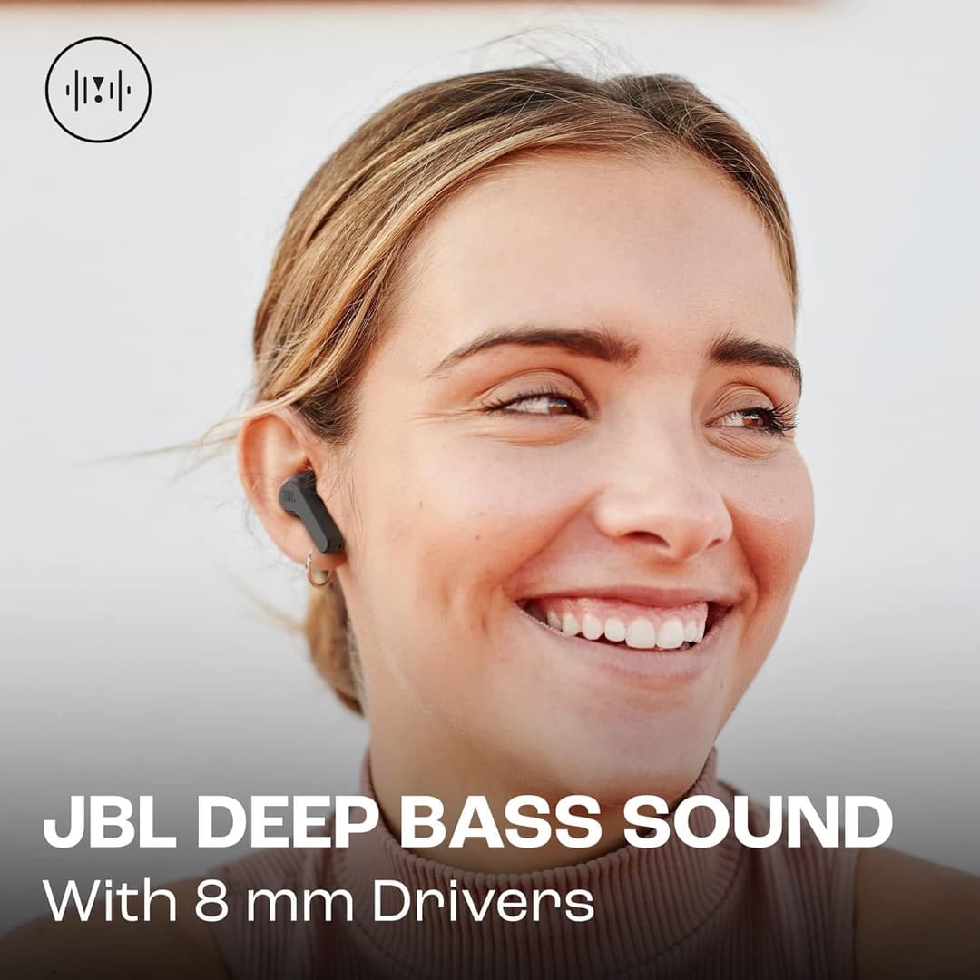 JBL Wave Beam Wireless Earbuds Black - Image 7