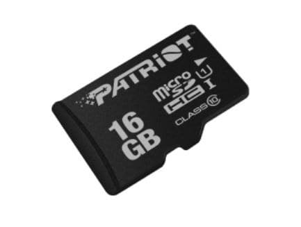 Patriot Memory LX Series PSF16GMDC10 memory card 16 GB MicroSDHC UHS-I U1 Class 10 - Image 1
