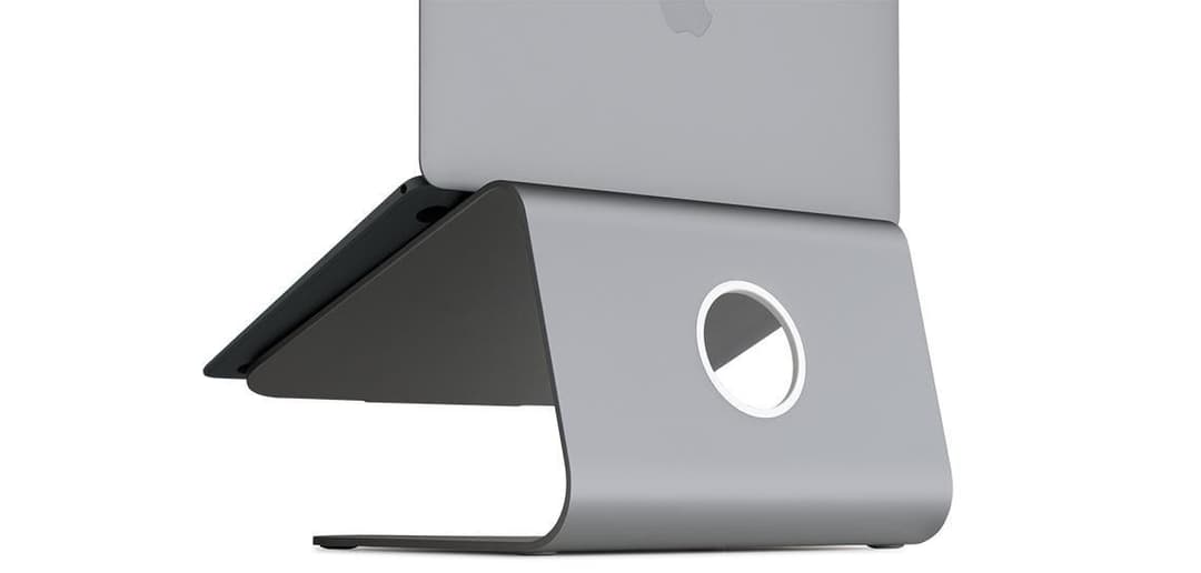 Rain Design mStand Aluminium Laptop Stand - Space Grey - Image 1