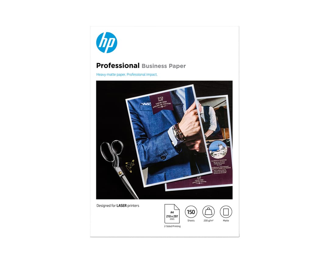 HP Professional Business Paper Matte 200 g/m2 A4 (210 x 297 mm) 150 sheets - Image 1